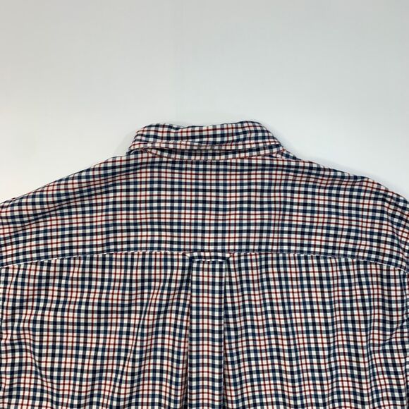 Pendleton Shirt Mens L Large Blue Red Plaid Bridgeport Button Down Long Sleeve - Picture 8 of 10